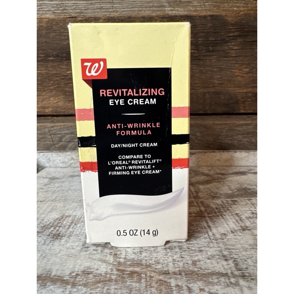 Walgreens Revitalizing Eye Cream Anti-Wrinkle Firming Day & Night – 0.5 oz | $15
